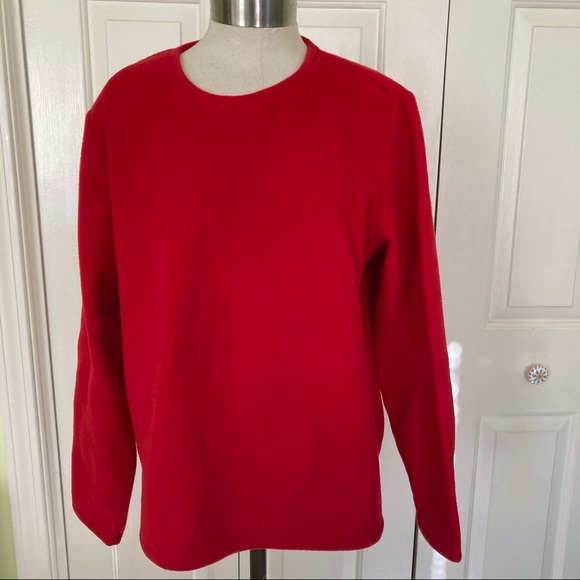 Lands' End Tops - Land’s End fleece crew neck